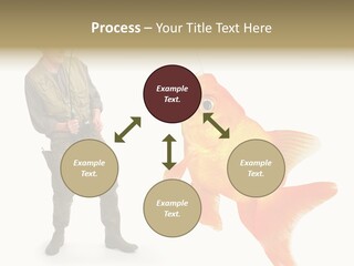 Leisure Gold Fish Hunting PowerPoint Template