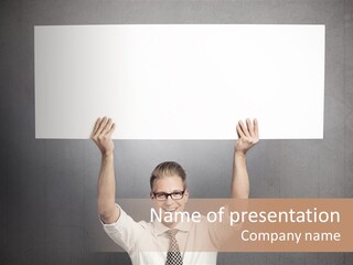 Paper Informing Message PowerPoint Template