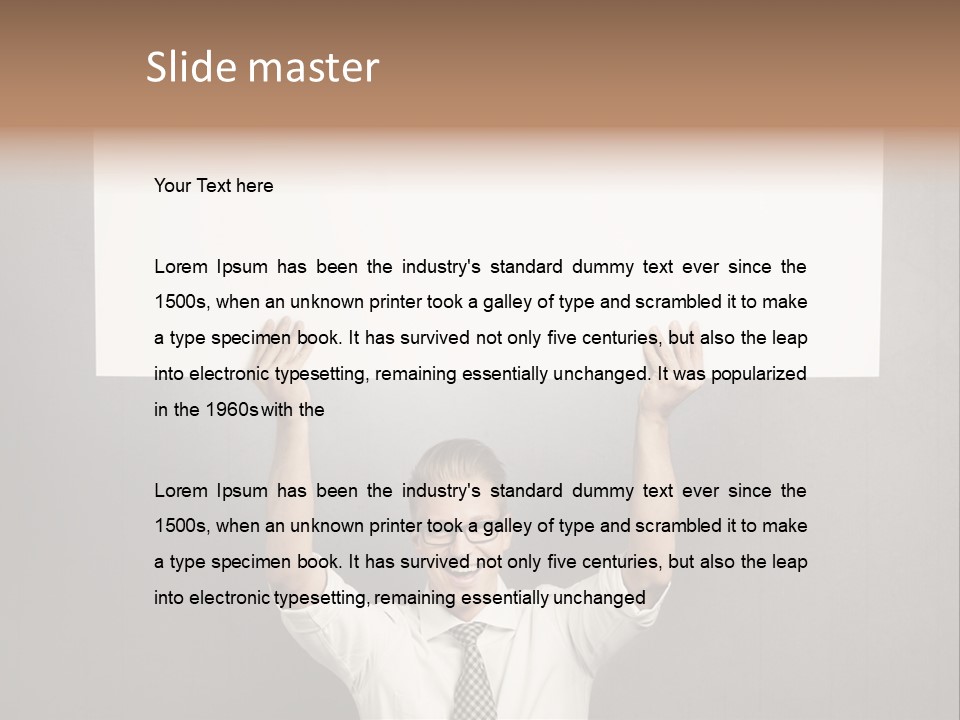 Paper Informing Message PowerPoint Template