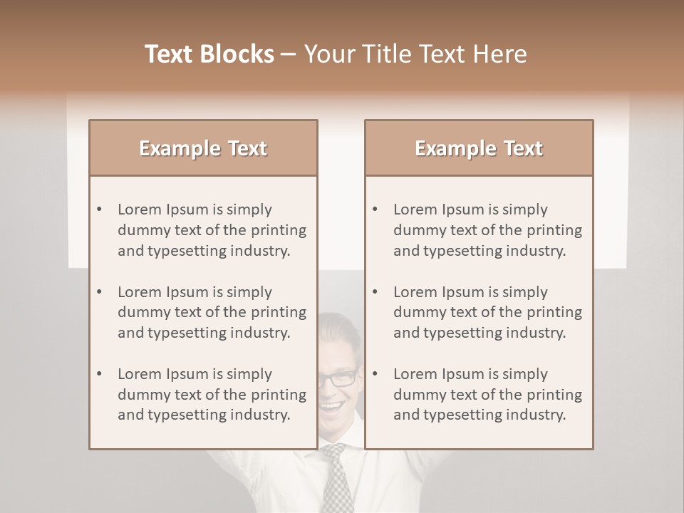 Paper Informing Message PowerPoint Template