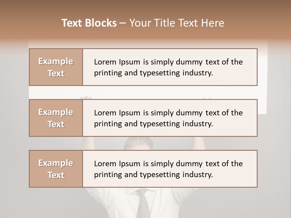 Paper Informing Message PowerPoint Template