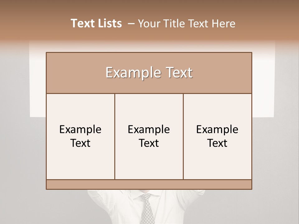 Paper Informing Message PowerPoint Template