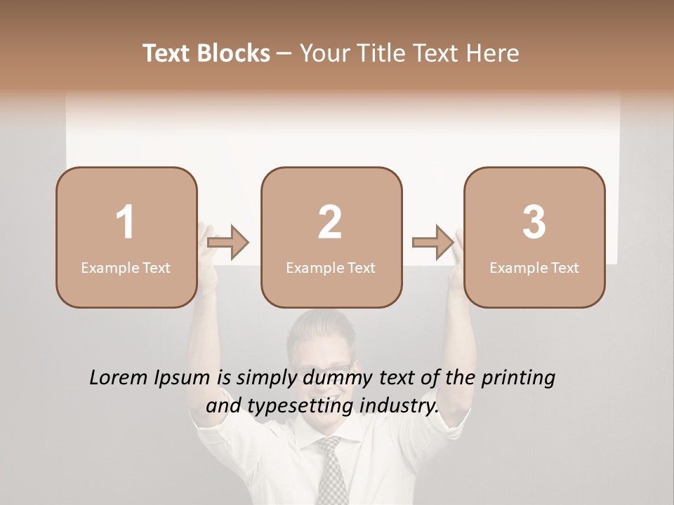 Paper Informing Message PowerPoint Template