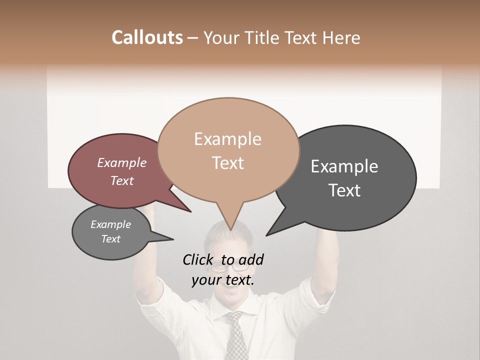Paper Informing Message PowerPoint Template