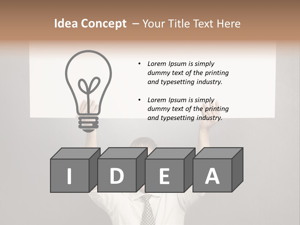Paper Informing Message PowerPoint Template