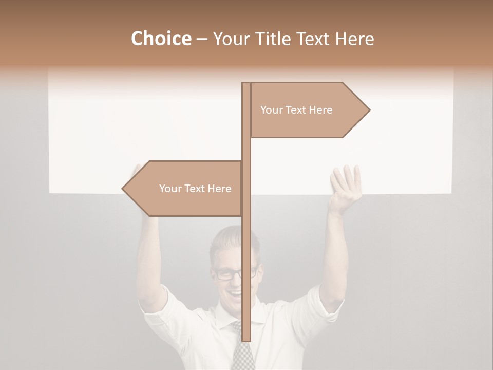 Paper Informing Message PowerPoint Template