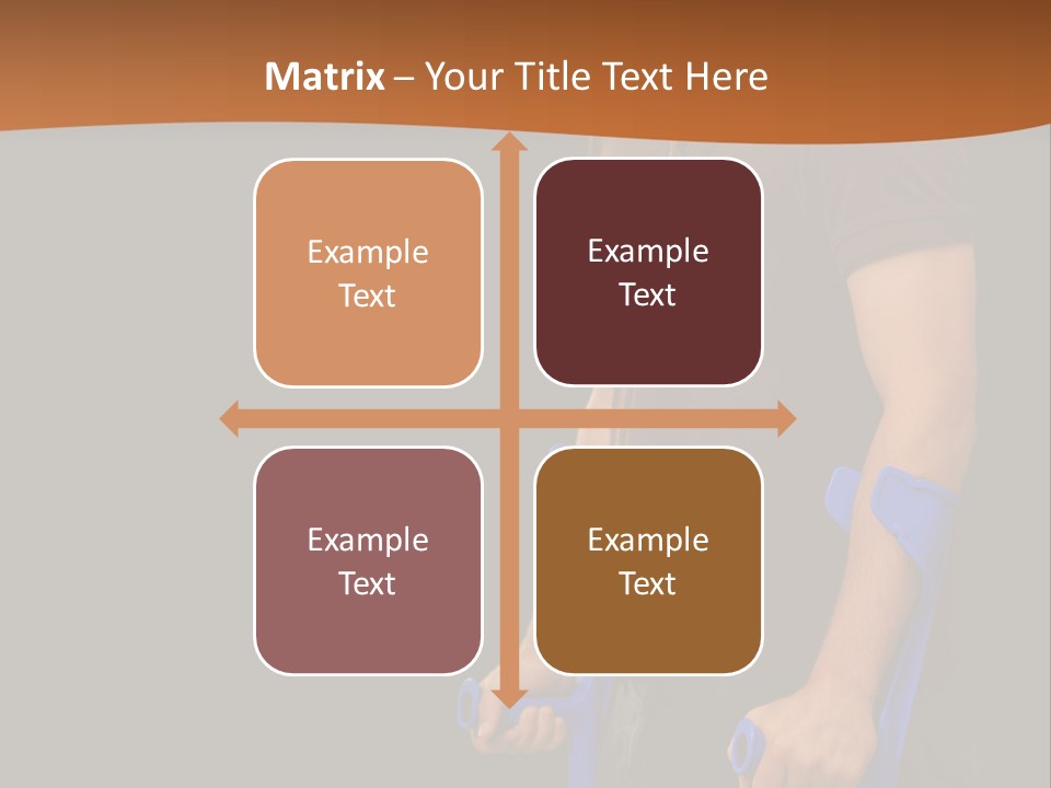 Holding Depressed Studio PowerPoint Template