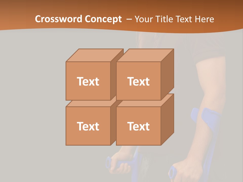 Holding Depressed Studio PowerPoint Template