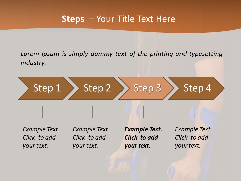 Holding Depressed Studio PowerPoint Template