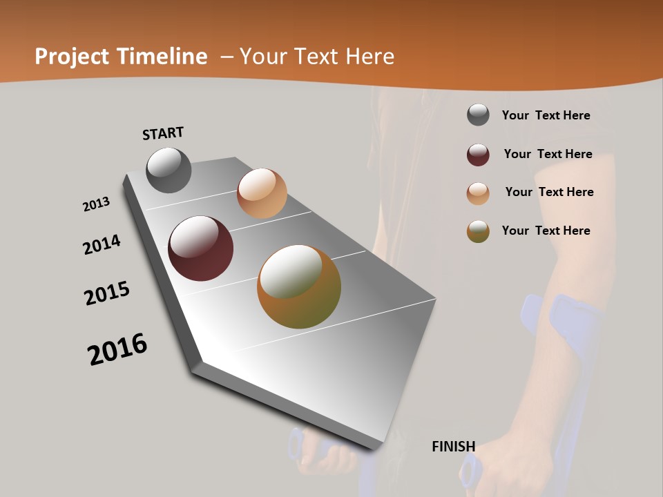 Holding Depressed Studio PowerPoint Template