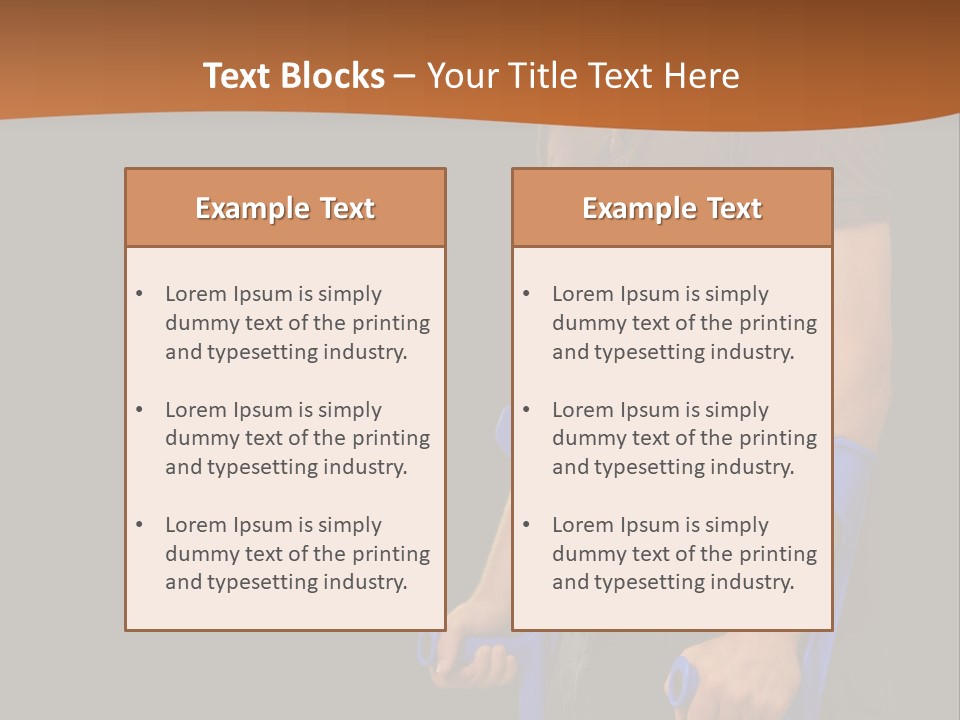 Holding Depressed Studio PowerPoint Template