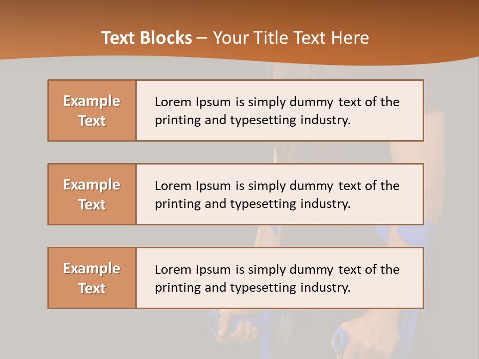 Holding Depressed Studio PowerPoint Template