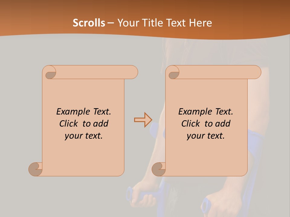 Holding Depressed Studio PowerPoint Template