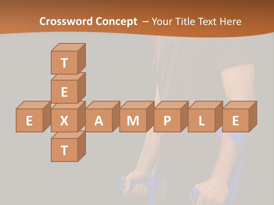 Holding Depressed Studio PowerPoint Template