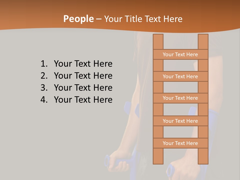 Holding Depressed Studio PowerPoint Template