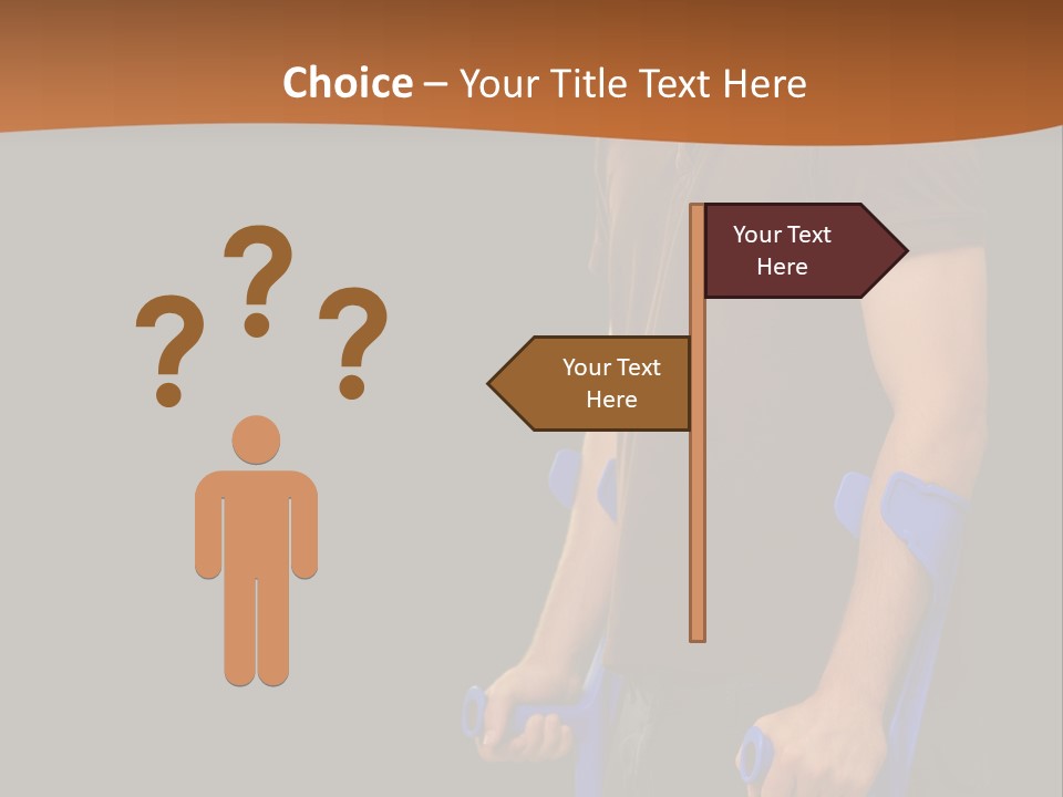Holding Depressed Studio PowerPoint Template