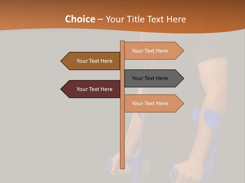 Holding Depressed Studio PowerPoint Template