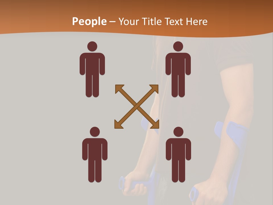 Holding Depressed Studio PowerPoint Template