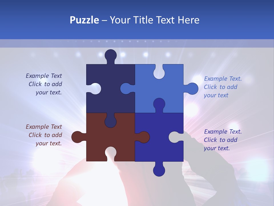Instrument Buttons Finger PowerPoint Template