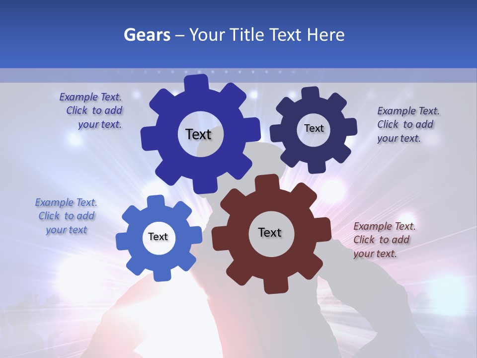 Instrument Buttons Finger PowerPoint Template