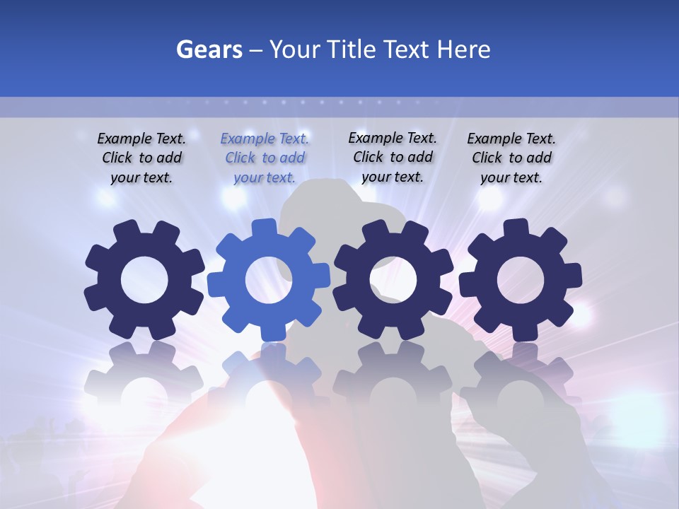 Instrument Buttons Finger PowerPoint Template