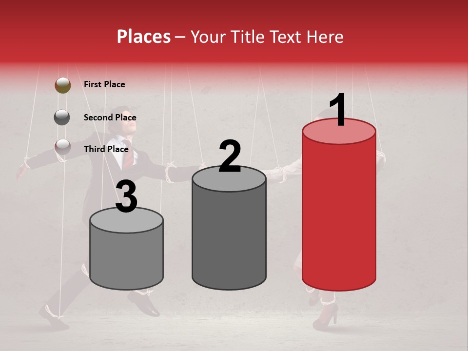 Suit Domination Manipulate PowerPoint Template