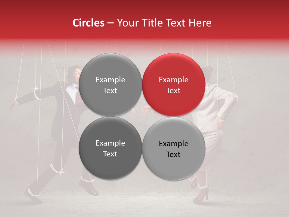 Suit Domination Manipulate PowerPoint Template