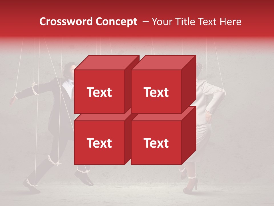 Suit Domination Manipulate PowerPoint Template