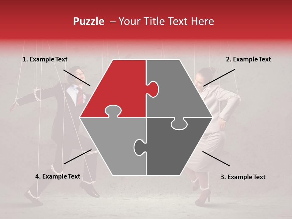 Suit Domination Manipulate PowerPoint Template