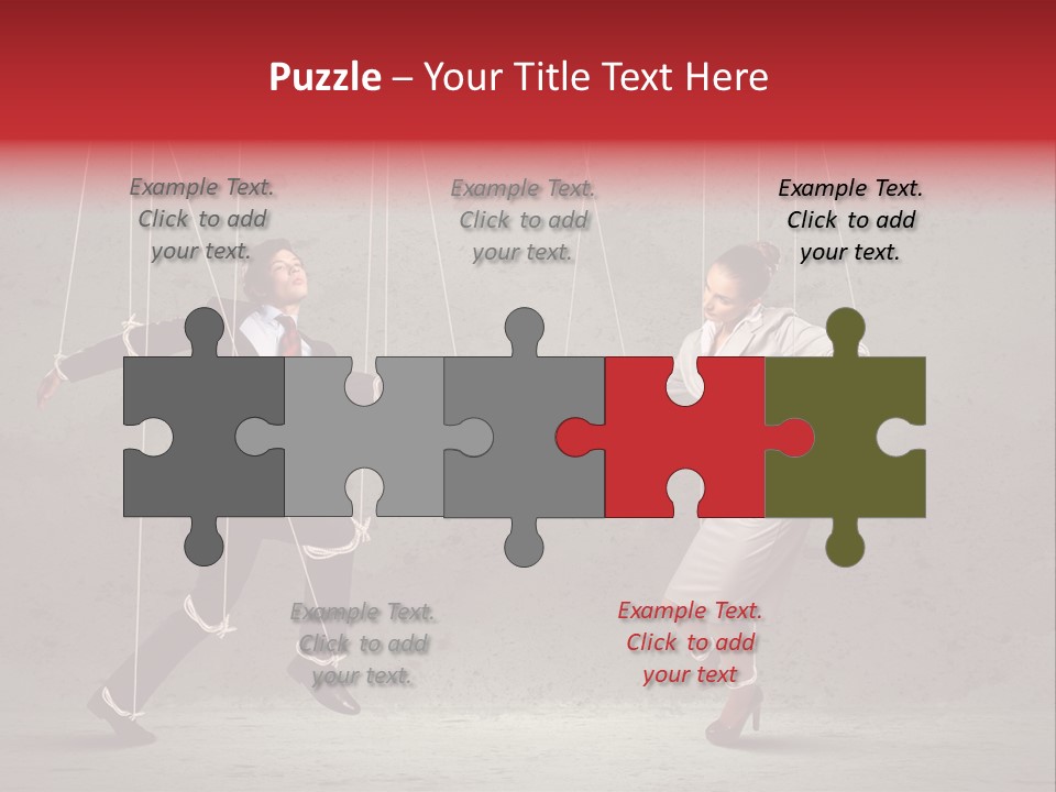 Suit Domination Manipulate PowerPoint Template