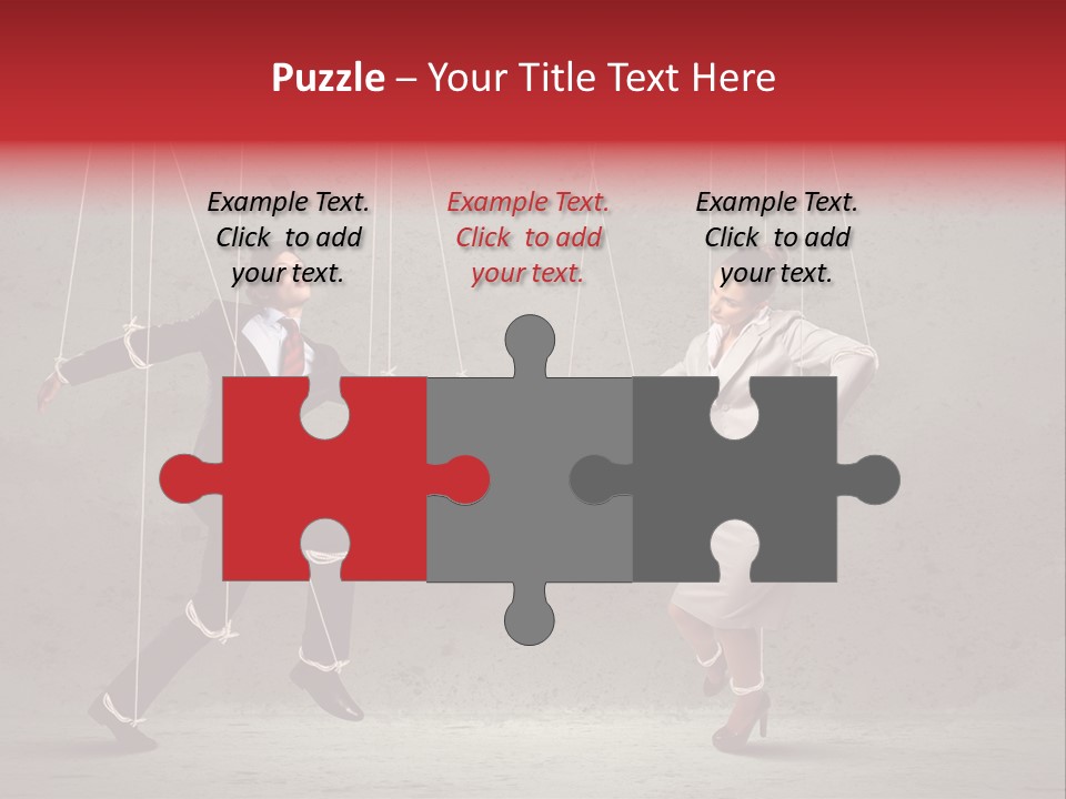 Suit Domination Manipulate PowerPoint Template