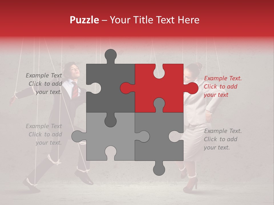 Suit Domination Manipulate PowerPoint Template