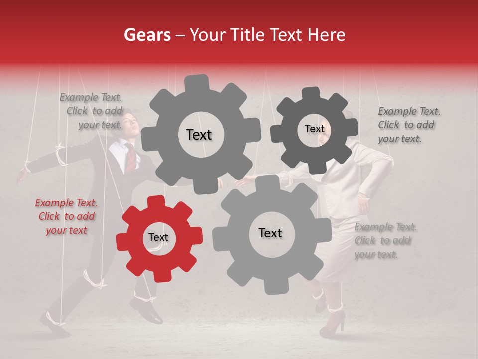 Suit Domination Manipulate PowerPoint Template