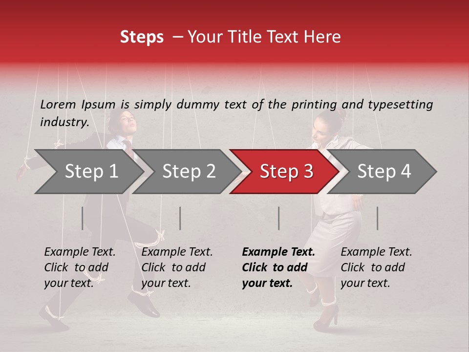 Suit Domination Manipulate PowerPoint Template