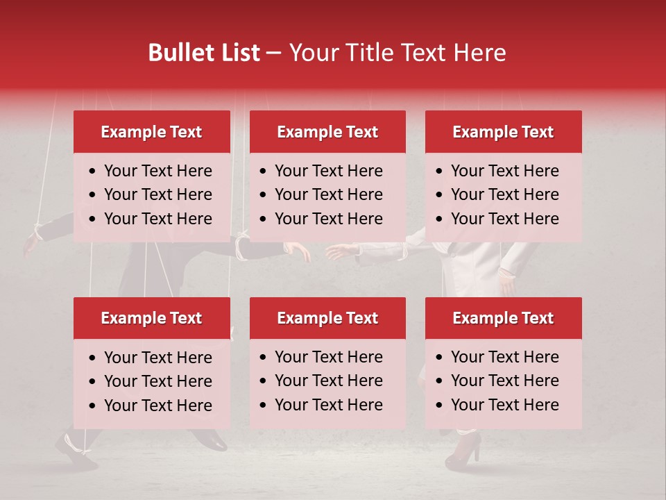 Suit Domination Manipulate PowerPoint Template