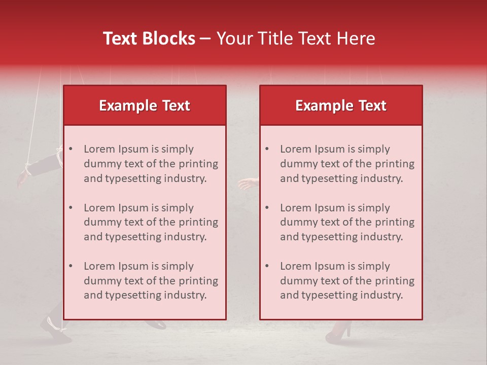 Suit Domination Manipulate PowerPoint Template