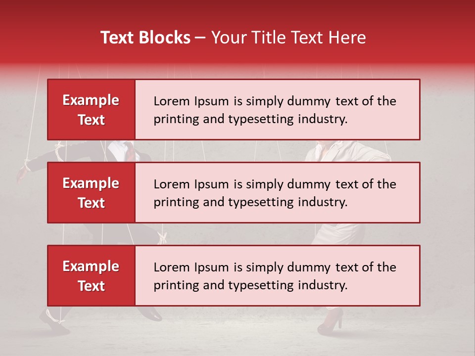 Suit Domination Manipulate PowerPoint Template