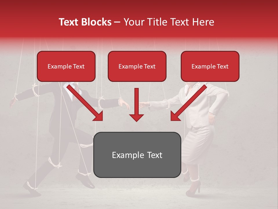 Suit Domination Manipulate PowerPoint Template
