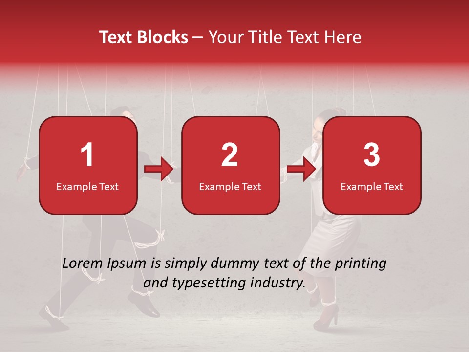 Suit Domination Manipulate PowerPoint Template