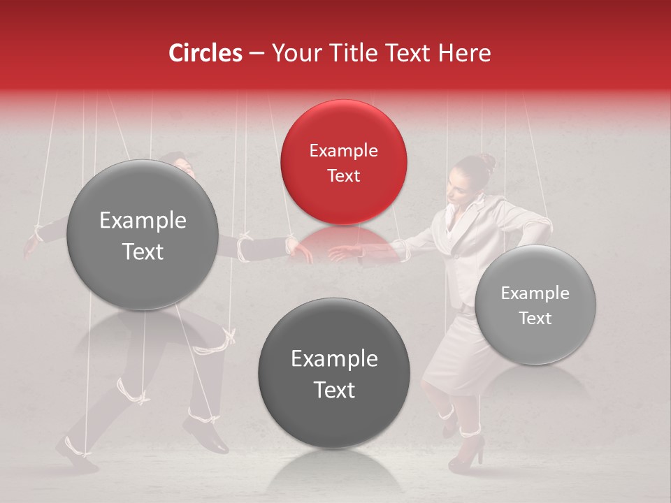 Suit Domination Manipulate PowerPoint Template