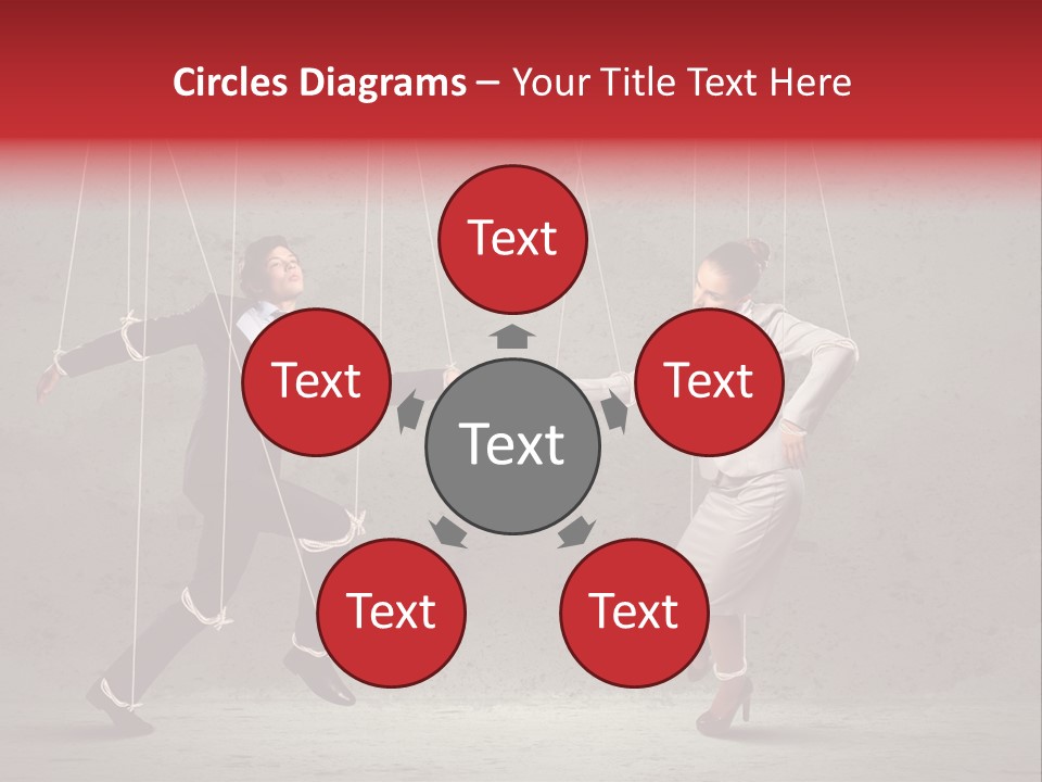 Suit Domination Manipulate PowerPoint Template