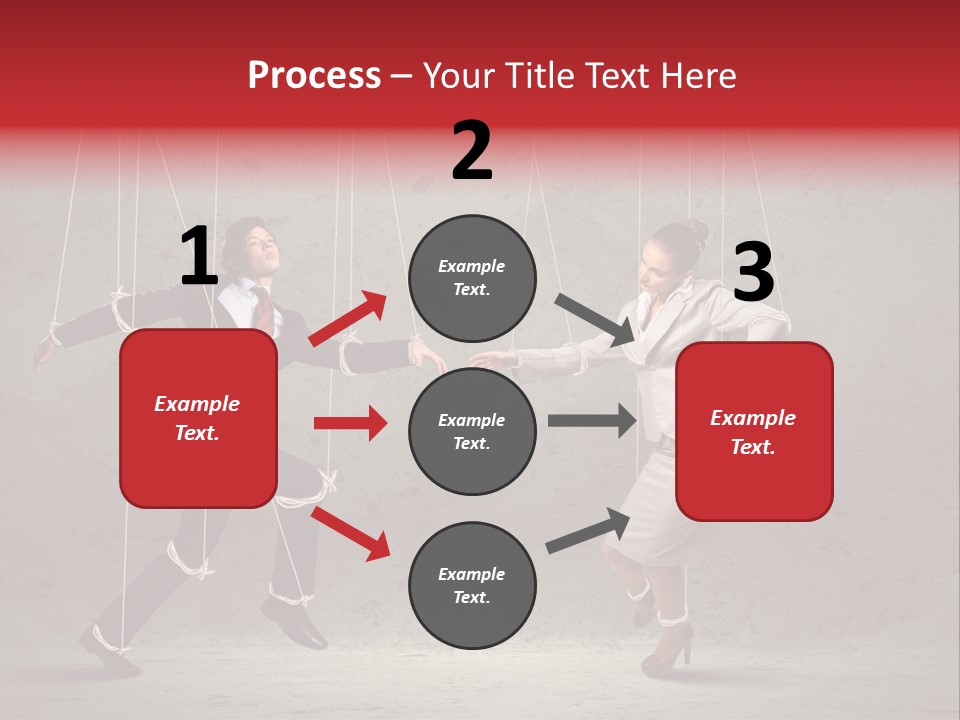 Suit Domination Manipulate PowerPoint Template