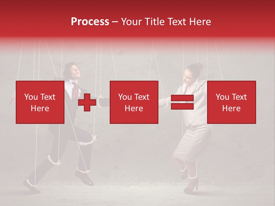 Suit Domination Manipulate PowerPoint Template