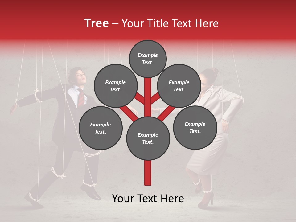 Suit Domination Manipulate PowerPoint Template