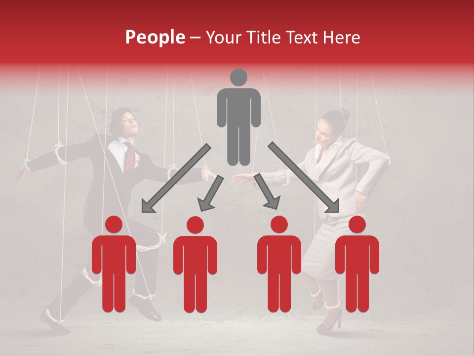 Suit Domination Manipulate PowerPoint Template
