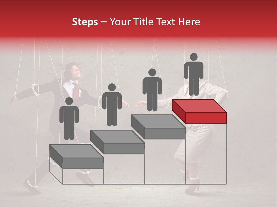 Suit Domination Manipulate PowerPoint Template