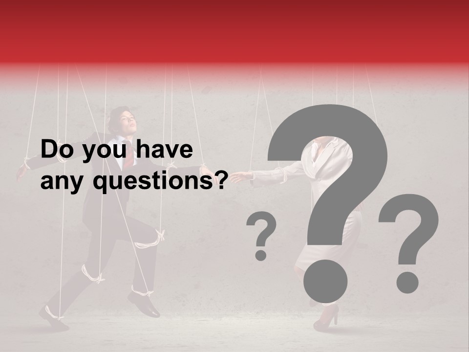 Suit Domination Manipulate PowerPoint Template