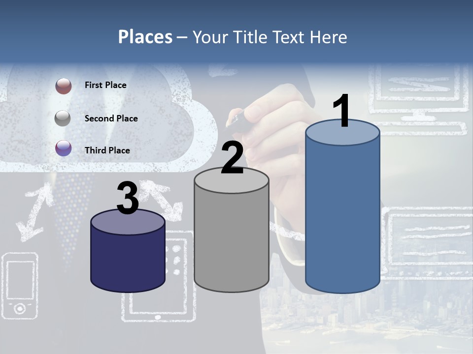 Tech Connection White PowerPoint Template