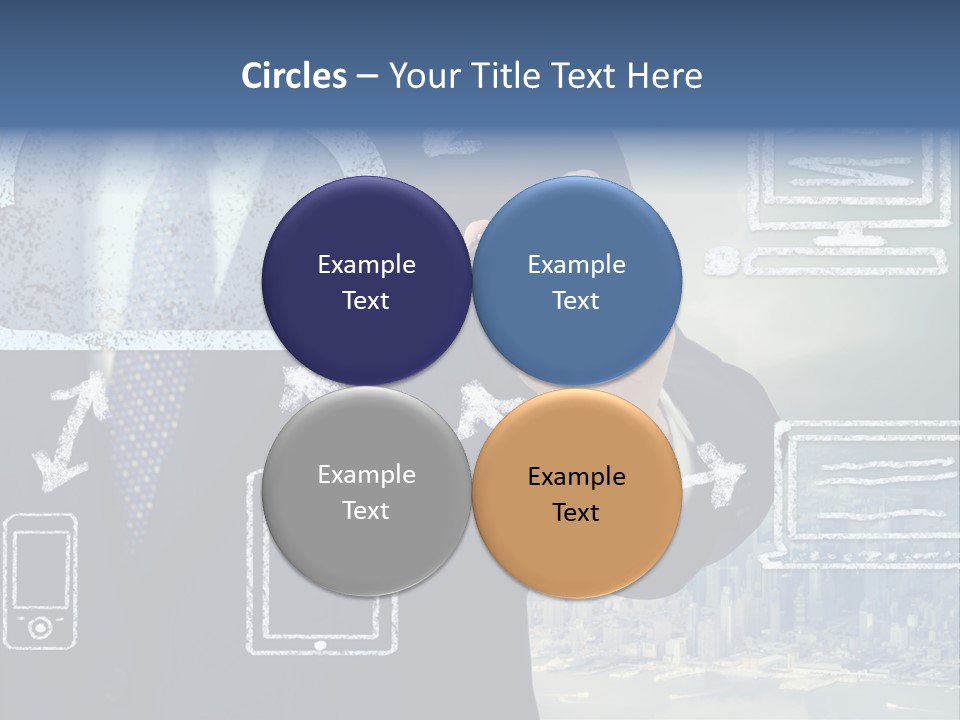 Tech Connection White PowerPoint Template