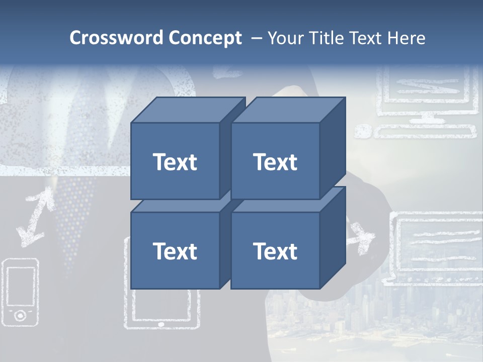 Tech Connection White PowerPoint Template